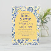 Gentle Chinoiserie Bridal Shower Invitation  招待状 (スタンド正面)