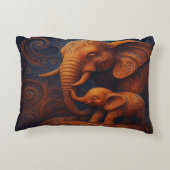 Gentle Elephants アクセントクッション (裏面)