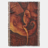 Gentle Elephants スローブランケット (正面縦)