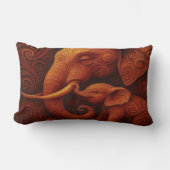 Gentle Elephants ランバークッション (正面)