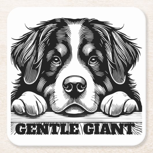 Gentle Giant Decorative Table Coaster スクエアペーパーコースター (正面)