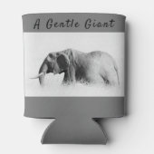 Gentle Giant Elephantの高鍵写真(文字付き) 缶クーラー (裏面)
