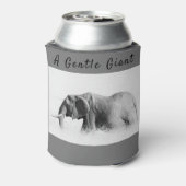 Gentle Giant Elephantの高鍵写真(文字付き) 缶クーラー (缶裏面)
