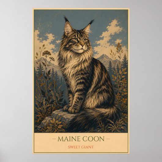 Gentle Giant: Maine Coon ポスター (正面)