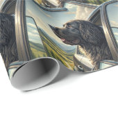 Gentle Giant Newfoundland Scenic Road Trip Wrap ラッピングペーパー (ロールコーナー)