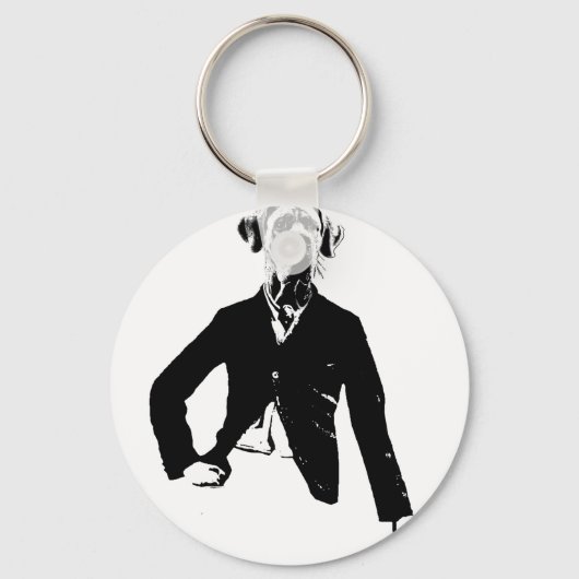 Gentle Great Dane キーホルダー (正面)