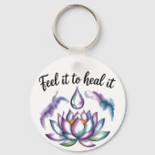 Gentle Growth – Aluminum キーホルダー (正面)