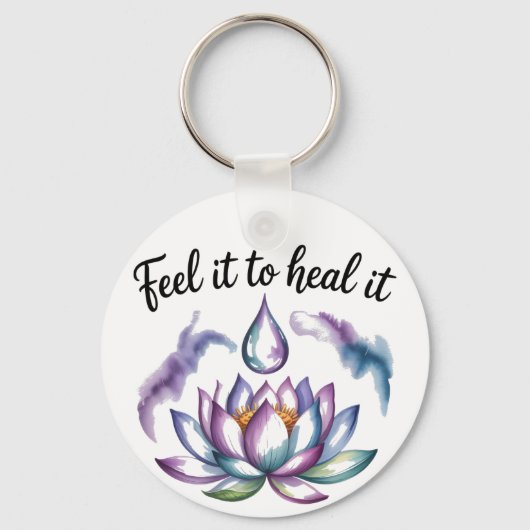 Gentle Growth – Aluminum キーホルダー (正面)