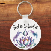 Gentle Growth – Aluminum キーホルダー (裏面)