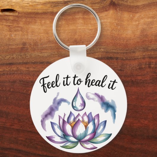 Gentle Growth – Aluminum キーホルダー (裏面)