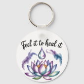 Gentle Growth – Aluminum キーホルダー (裏面)