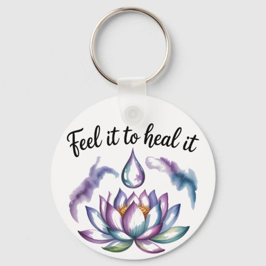 Gentle Growth – Aluminum キーホルダー (裏面)