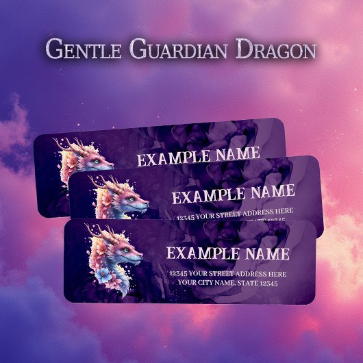 Gentle Guardian Dragon. ラベル