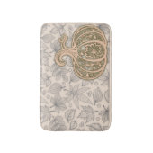 Gentle Harvest Pumpkin- Warm Peach Bath Mat バスマット (正面縦)