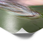 Gentle Knowing Modern Feminine Portrait Wall Art フォトプリント (角)