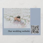 Gentle Leaves Wedding Invitation 招待状 (裏面)