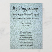 Gentle Leaves Wedding Invitation 招待状 (正面)