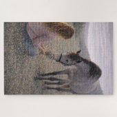 Gentle Meadow | Horse Art | Puzzle ジグソーパズル (横)