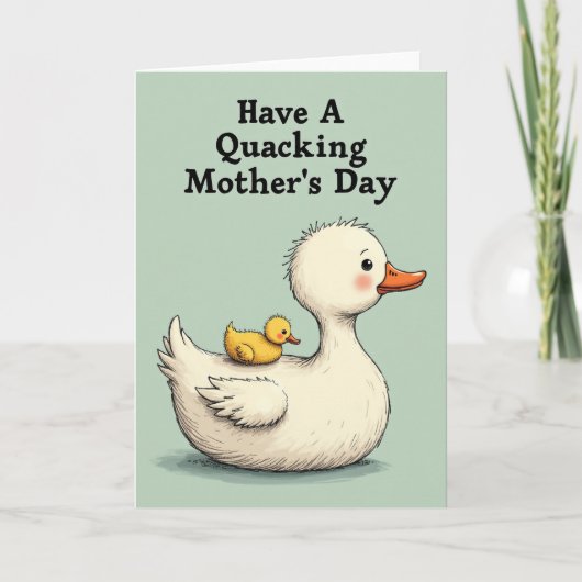 Gentle Mothers Day Avian Card カード (正面)