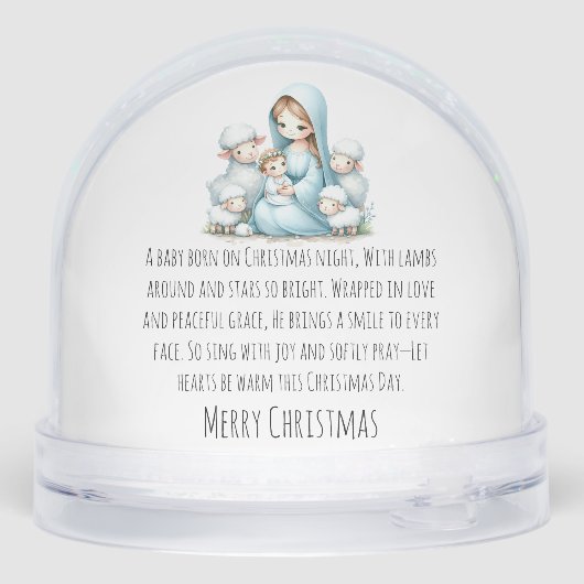 Gentle Night – Baby Jesus and Lambs  (裏面)