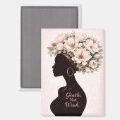 Gentle, Not Weak Inspirational Magnet  マグネット (正面/裏面)