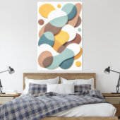 Gentle Overlap キャンバスプリント (インサイチュ (寝室))