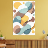 Gentle Overlap キャンバスプリント (インサイチュ (リビング))