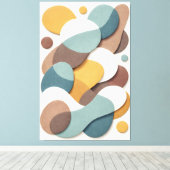 Gentle Overlap キャンバスプリント (インサイチュ (ウッドフロア))