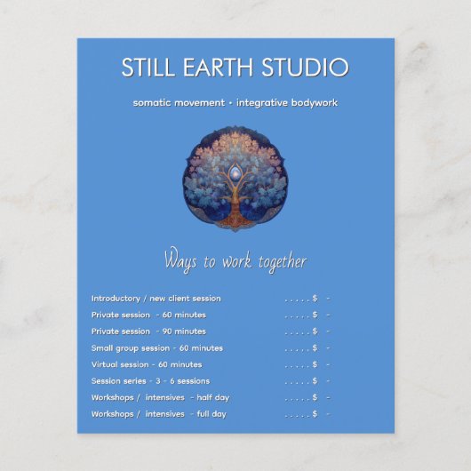 Gentle Radiance | Tree of Life チラシ (正面)