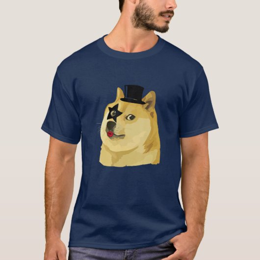 Gentle Rock Rockin Dog - Hodl Dogecoin Tシャツ (正面)