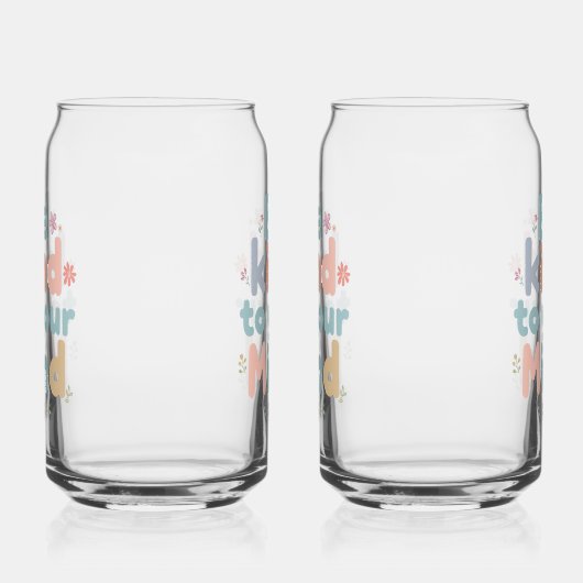 Gentle Self Care and Positive Reminder ガラス缶 (右)