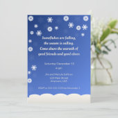 Gentle Snowflake Holiday Party 招待状 (スタンド正面)