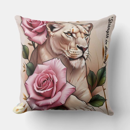 "Gentle Strength Unites" クッション (正面)