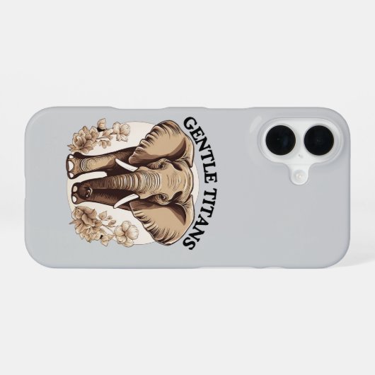 Gentle Titans iPhone 16ケース (裏面横)