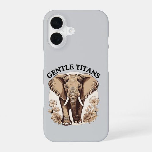 Gentle Titans iPhone 16ケース (裏面)