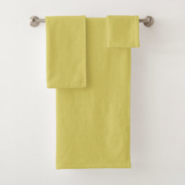 Gentle Warm Yellow Decorative Bath Towel Set バスタオルセット
