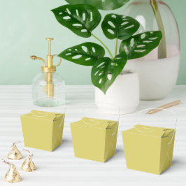 Gentle Warm Yellow Favor Boxes フェイバーボックス