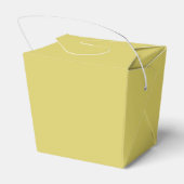 Gentle Warm Yellow Favor Boxes フェイバーボックス (裏面サイド)