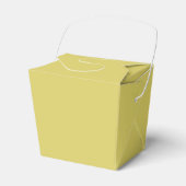 Gentle Warm Yellow Favor Boxes フェイバーボックス (正面サイド)