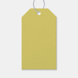Gentle Warm Yellow Gift Tags ギフトタグ
