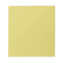 Gentle Warm Yellow - Minimalist Notepad ノートパッド