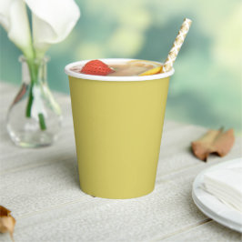 Gentle Warm Yellow Paper Cups 紙コップ