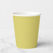 Gentle Warm Yellow Paper Cups 紙コップ (裏面)
