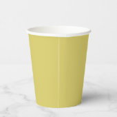 Gentle Warm Yellow Paper Cups 紙コップ (右)