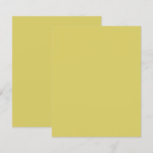 Gentle Warm Yellow Paper Sheets (正面/裏面)