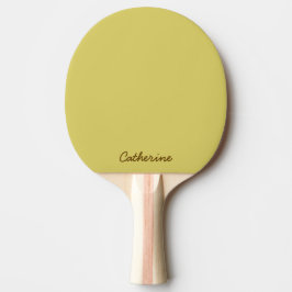 Gentle Warm Yellow Ping Pong Paddle 卓球ラケット