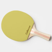 Gentle Warm Yellow Ping Pong Paddle 卓球ラケット (横)