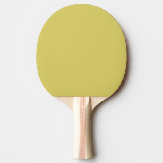 Gentle Warm Yellow Ping Pong Paddle 卓球ラケット (正面)