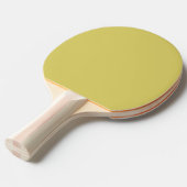 Gentle Warm Yellow Ping Pong Paddle 卓球ラケット (正面アングル)