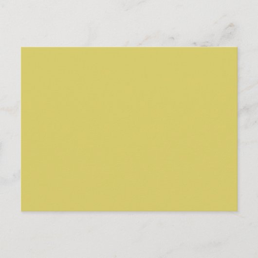 Gentle Warm Yellow Postcard ポストカード (正面)